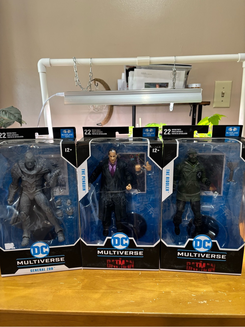 DC Multiverse Three-Figure Batman Villains Pack — Black, Blue, White